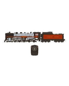 Rapido 601007, HO Scale CPR H1b Hudson 4-6-4, Late Walkway, Spans the World, Canadian Pacific #2814