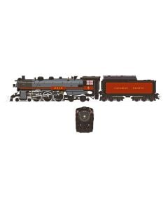 Rapido 601511, HO Scale CPR H1a Hudson 4-6-4, Sound & DCC, Late Walkway w Beaver Shield, Canadian Pacific #2804