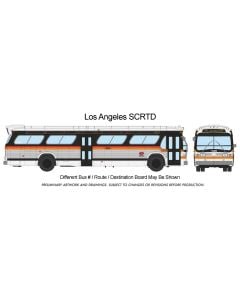 Rapido 753142, HO GM New Look Transit Bus, Deluxe, Los Angeles SCRTD #1063