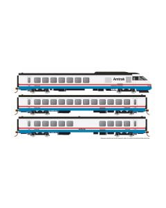 Rapido 025004, HO Scale RTL Turboliner Set 4, Amtrak Phase III Late, Silent Std. DC