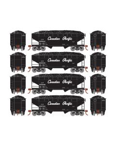 Roundhouse RND1007 HO 34ft 2-Bay Offset Hopper, Canadian Pacific 4-Pack #2