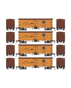 Roundhouse RND1039 HO 36ft Wood Reefer, Pacific Fruit Express 4-Pack #1