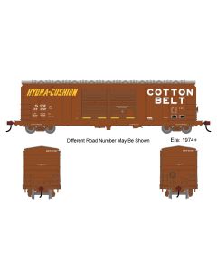 Athearn Roundhouse RND-1356, HO 50ft FMC 5283 Double Door Box Car, Cotton Belt SSW #67357