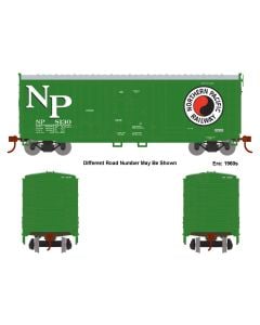 Athearn Roundhouse RND-1851, HO 40ft Grain Box Car, Northern Pacific NP #8130