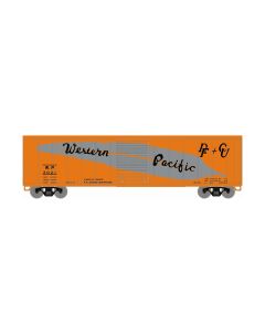 Roundhouse RND15102 HO 50ft PS-1 Single Door Box Car, Western Pacific #3021