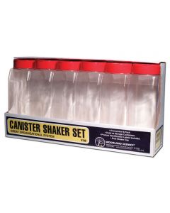 Woodland Scenics S199 Canister Shaker Set - Plastic pkg(6) -- Capacity Each - 32oz 907g 947mL