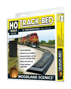 Woodland Scenics ST1474 Track-Bed Roadbed Material -- Continuous Roll - 24' 7.3m - HO Scale