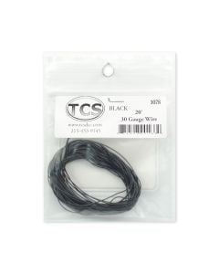TCS 1078 30 Gauge Wire, 20 ft, Black
