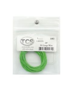 TCS 1083 30 Gauge Wire, 20 ft, Green