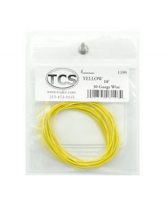 TCS 1199 30 Gauge Wire, 10 ft, Yellow