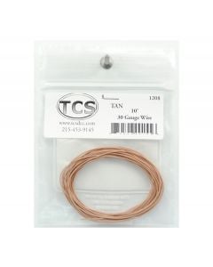 TCS 1208 30 Gauge Wire, 10 ft, Tan