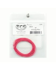 TCS 1209 32 Gauge 10 ft Wire, Red