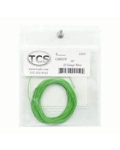 TCS 1212 32 Gauge 10 ft Wire, Green