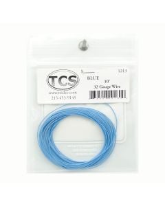TCS 1213 32 Gauge 10 ft Wire, Blue