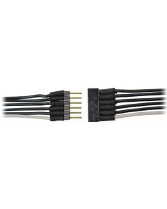 TCS 1476 6-Pin Micro Connector (Black and White Wires)