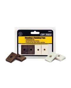 Woodland Scenics TT4553 Cleaning & Finishing Replacement Pads - Tidy Track(TM) -- pkg(8)