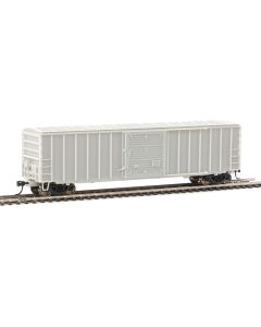 WalthersMainline 910-2100, HO Scale 50ft Ext. Post Boxcar, Undecorated/Unpainted