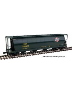 WalthersMainline 910-7848, HO Scale 59' Cylindrical Hopper, Chicago & North Western #460072
