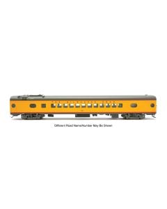 WalthersProto 920-9804, HO Scale 85ft MILW 600-Series Coach, MILW, Standard w Decals, Armour Yellow Scheme