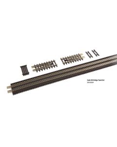 Walthers 948-10004, HO Scale Code 100 Nickel Silver Bridge Track Set, 36 in