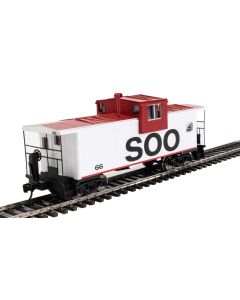 WalthersMainline 910-8720, HO Scale International Extended Wide-Vision Caboose, SOO  #66