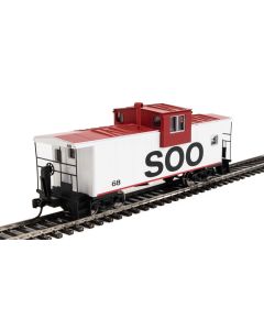 WalthersMainline 910-8721, HO Scale International Extended Wide-Vision Caboose, SOO #68