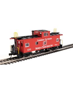 WalthersMainline 910-8765, HO Scale International Wide-Vision Caboose, DTS #120