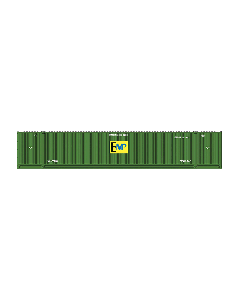 Walthers 949-8530 SceneMaster, HO 53' Singamas Corrugated Container, EMP