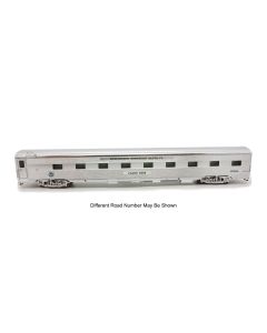 WalthersProto 920-15256 HO Scale 85ft Pullman-Standard Regal Series 4-4-2 Sleeper, BNSF #66 Cajon Pass, Business Train, Real Metal Finish