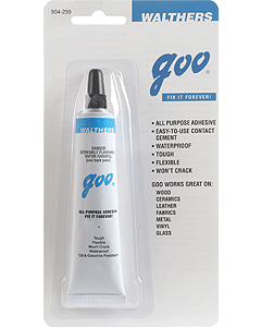 Walthers 904-299, Goo All Purpose Adhesive, 1oz Tube