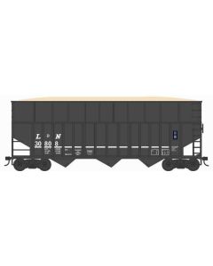 Bowser 43436 HO 70-ton Woodchip Hopper, Louisville & Nashville #30808