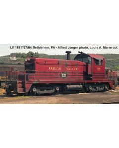 Bowser 26164, HO Scale EMD SW1, Standard DC, Lehigh Valley LV As-Delivered Ph. III #118