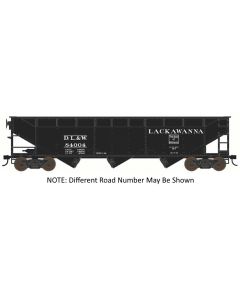 Bowser 44112, HO Scale 70-Ton Offset 3-Bay Hopper, Delaware, Lackawanna & Western DLW #84002