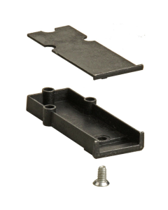 Kadee #819, O Scale Extended Metal Draft Gear Boxes With Lids, Black, Pack of 8