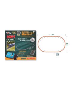 Kato 3-105 HO Unitrack HM1 Basic Oval Track Set With Power Pack SX
