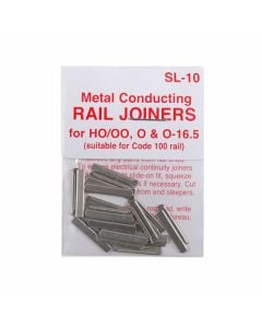 Peco SL-10 Code 100 Nickel Silver Rail Joiners
