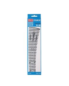 PECO SL-86 HO Code 100 Double Radius Curved RH Turnout