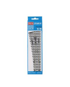 PECO SL-96 HO Code 100 LH Medium Radius Turnout