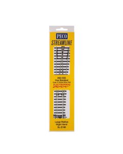 PECO SL-E188 HO Code 75 RH Large Radius Turnout