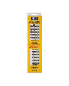 PECO SL-E189 HO Code 75 Electrofrog LH Large Radius Turnout