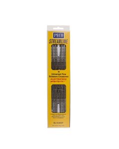 PECO SL-E383F N Code 55 Electrofrog Medium Radius Double Crossover Turnout