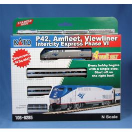 Kato Set Auto Carrier Set #3 Amtrak 4 Wagen 106-5505 NEU Spur N 